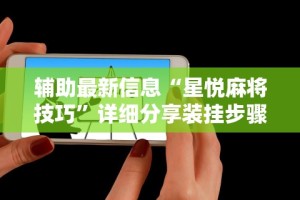 辅助最新信息“星悦麻将技巧”详细分享装挂步骤