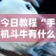 今日教程“手机斗牛有什么规律吗”有挂详细开挂教程