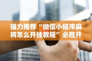 强力推荐“微信小程序麻将怎么开挂教程”必胜开挂神器