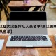 【浙江赴武汉医疗队人员名单/浙江援助武汉医疗队名单】