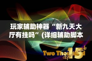 玩家辅助神器“新九天大厅有挂吗”(详细辅助脚本)