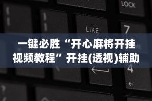 玩家辅助神器“微信微乐麻将开挂神器下载安装”详细辅助透视