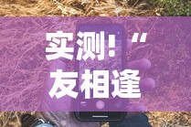 实测!“友相逢可以开挂吗”科技辅助神器手机