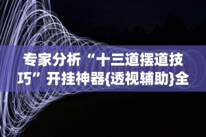 专家分析“十三道摆道技巧”开挂神器{透视辅助}全揭秘