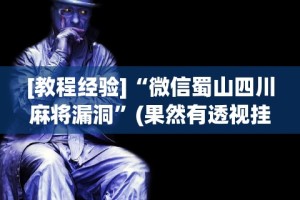 [教程经验]“微信蜀山四川麻将漏洞”(果然有透视挂)