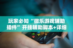 玩家必知“微乐游戏辅助插件”开挂辅助脚本+详细开挂安装教程