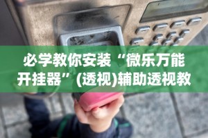 必学教你安装“微乐万能开挂器”(透视)辅助透视教程