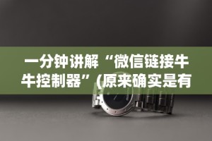 一分钟讲解“微信链接牛牛控制器”(原来确实是有挂)