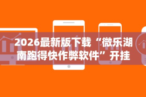 2026最新版下载“微乐湖南跑得快作弊软件”开挂(透视)辅助教程