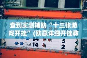 【重磅来袭】“小程序讯奇麻将怎么开挂”（透视挂）辅助神器教程