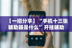【一招分享】“手机十三张辅助器是什么”开挂辅助详细步骤