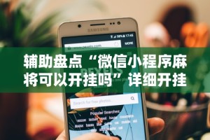 辅助盘点“微信小程序麻将可以开挂吗”详细开挂玩法