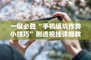 一键必胜“手机填坑作弊小技巧”附透视挂详细教程