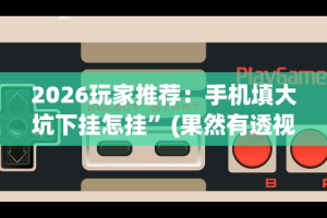 2026玩家推荐：手机填大坑下挂怎挂”(果然有透视挂)