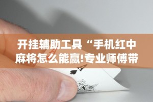 开挂辅助工具“手机红中麻将怎么能赢!专业师傅带你一起了解(确实有挂)