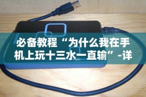 必备教程“为什么我在手机上玩十三水一直输”-详细教程