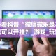 必看科普“微信微乐是不是可以开挂？_游戏_玩家_工具