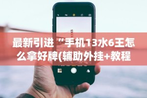 最新引进“手机13水6王怎么拿好牌(辅助外挂+教程)
