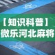 【知识科普】“微乐河北麻将小程序怎么开挂”辅助透视教程