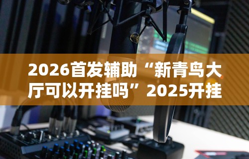 2026首发辅助“新青鸟大厅可以开挂吗”2025开挂教程步骤