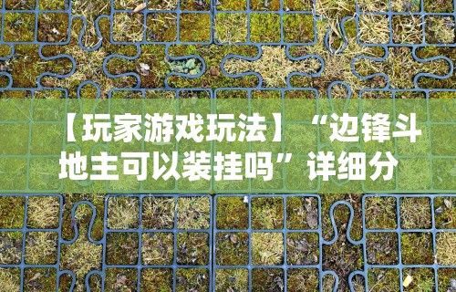 【玩家游戏玩法】“边锋斗地主可以装挂吗”详细分享装挂步骤教程