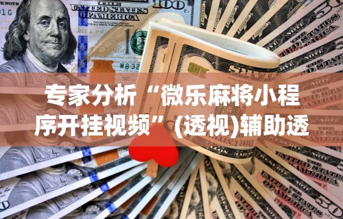 专家分析“微乐麻将小程序开挂视频”(透视)辅助透视教程