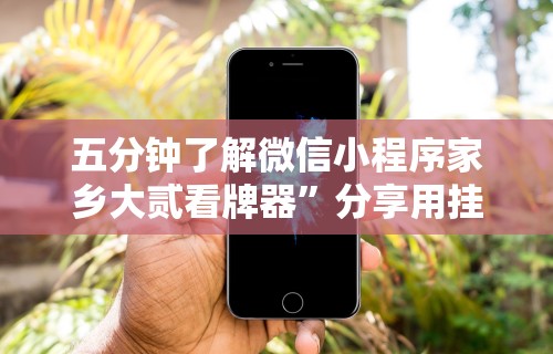 五分钟了解微信小程序家乡大贰看牌器”分享用挂教程