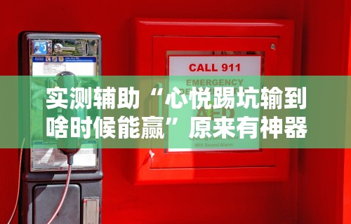实测辅助“心悦踢坑输到啥时候能赢”原来有神器下载！