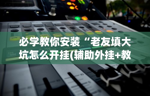 必学教你安装“老友填大坑怎么开挂(辅助外挂+教程)