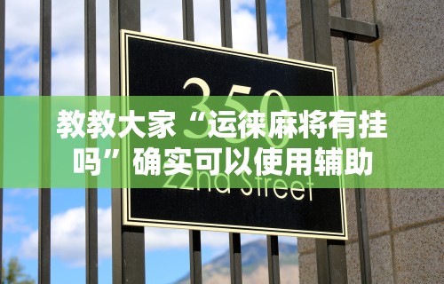 教教大家“运徕麻将有挂吗”确实可以使用辅助