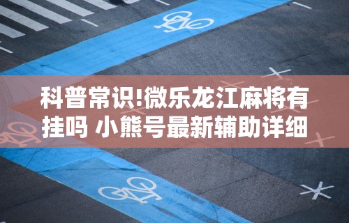 科普常识!微乐龙江麻将有挂吗 小熊号最新辅助详细教程