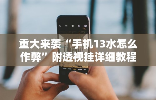 重大来袭“手机13水怎么作弊”附透视挂详细教程