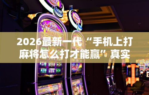 2026最新一代“手机上打麻将怎么打才能赢”真实开挂技巧分享
