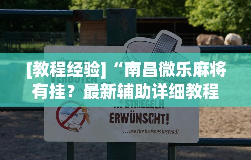 [教程经验]“南昌微乐麻将有挂？最新辅助详细教程