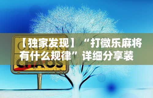 【独家发现】“打微乐麻将有什么规律”详细分享装挂步骤