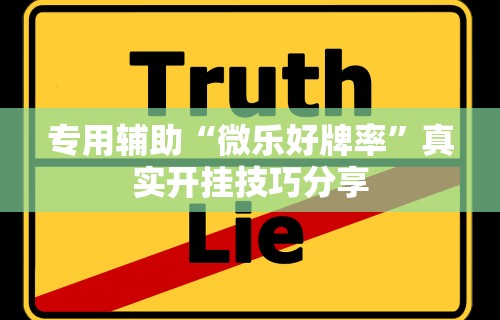 专用辅助“微乐好牌率”真实开挂技巧分享