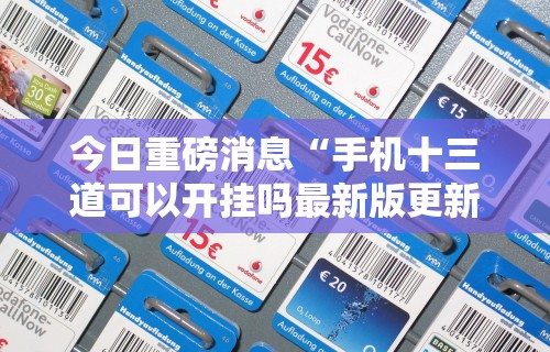 今日重磅消息“手机十三道可以开挂吗最新版更新内容	”通用版下载教程！