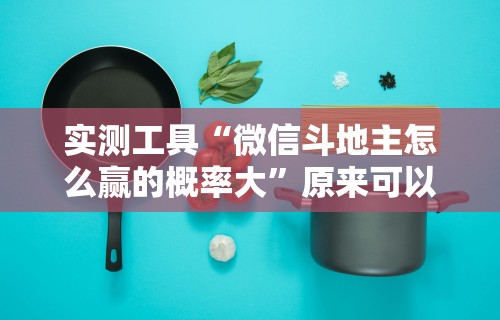 实测工具“微信斗地主怎么赢的概率大”原来可以开挂