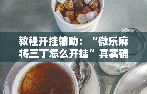 教程开挂辅助：“微乐麻将三丁怎么开挂	”其实确实有挂