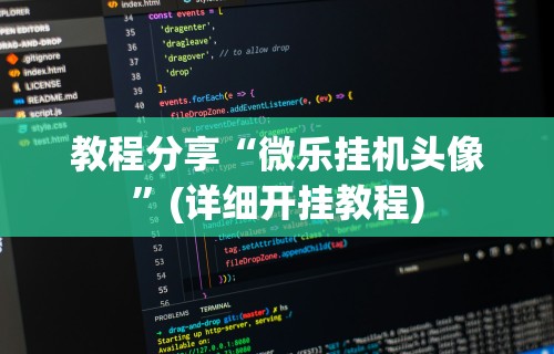 教程分享“微乐挂机头像”(详细开挂教程)