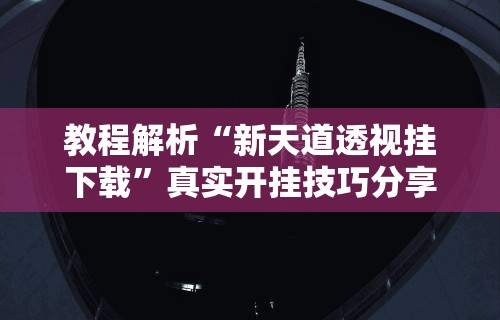 教程解析“新天道透视挂下载”真实开挂技巧分享