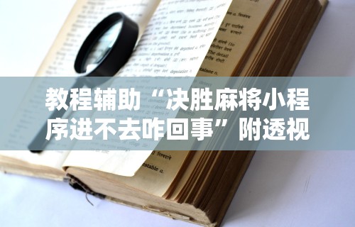 教程辅助“决胜麻将小程序进不去咋回事”附透视挂详细教程