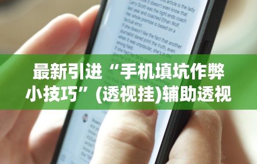 最新引进“手机填坑作弊小技巧”(透视挂)辅助透视教程