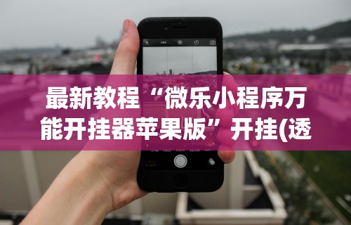 最新教程“微乐小程序万能开挂器苹果版	”开挂(透视)辅助神器