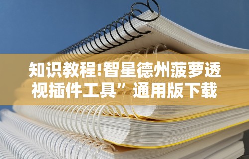 知识教程!智星德州菠萝透视插件工具	”通用版下载教程
