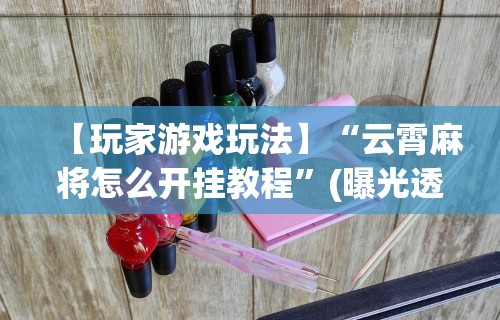 【玩家游戏玩法】“云霄麻将怎么开挂教程”(曝光透视必备猫腻)
