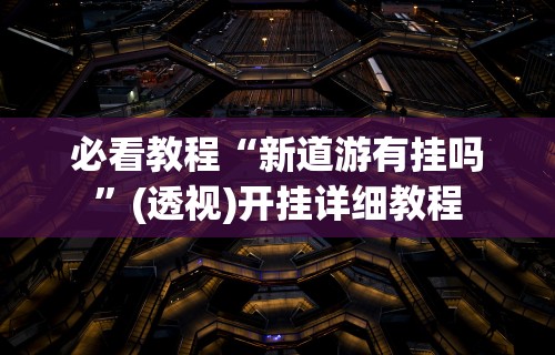 必看教程“新道游有挂吗	”(透视)开挂详细教程