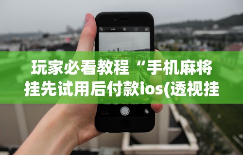 2026最新一代“天天爱麻将有没有挂	”辅助挂下载”(最新开挂教程)