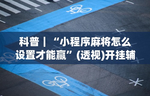 科普｜“小程序麻将怎么设置才能赢”(透视)开挂辅助脚本+详细开挂安装教程