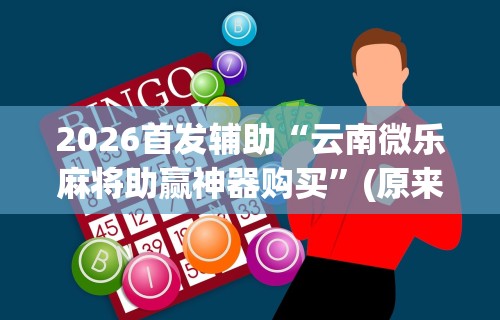 2026首发辅助“云南微乐麻将助赢神器购买”(原来确实是有挂)